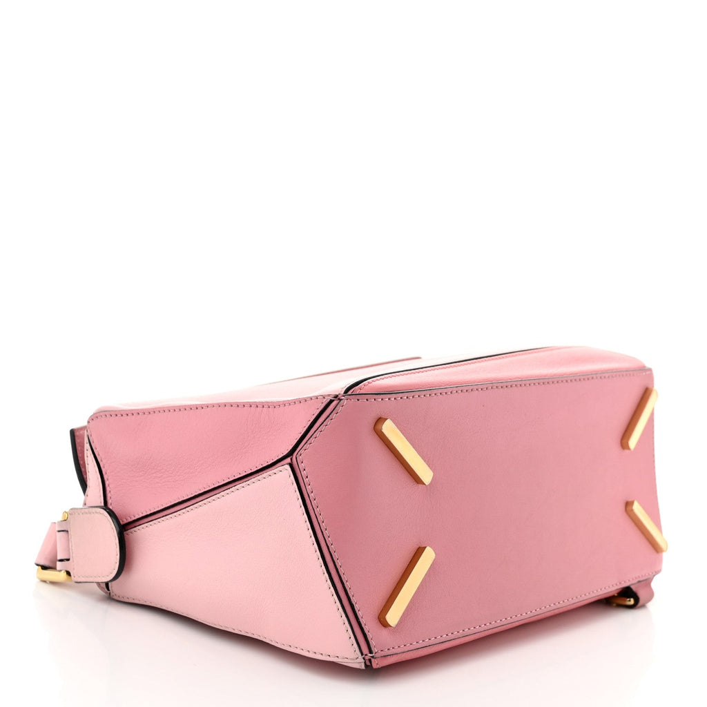 Calfskin Small Puzzle Bag Rosa
