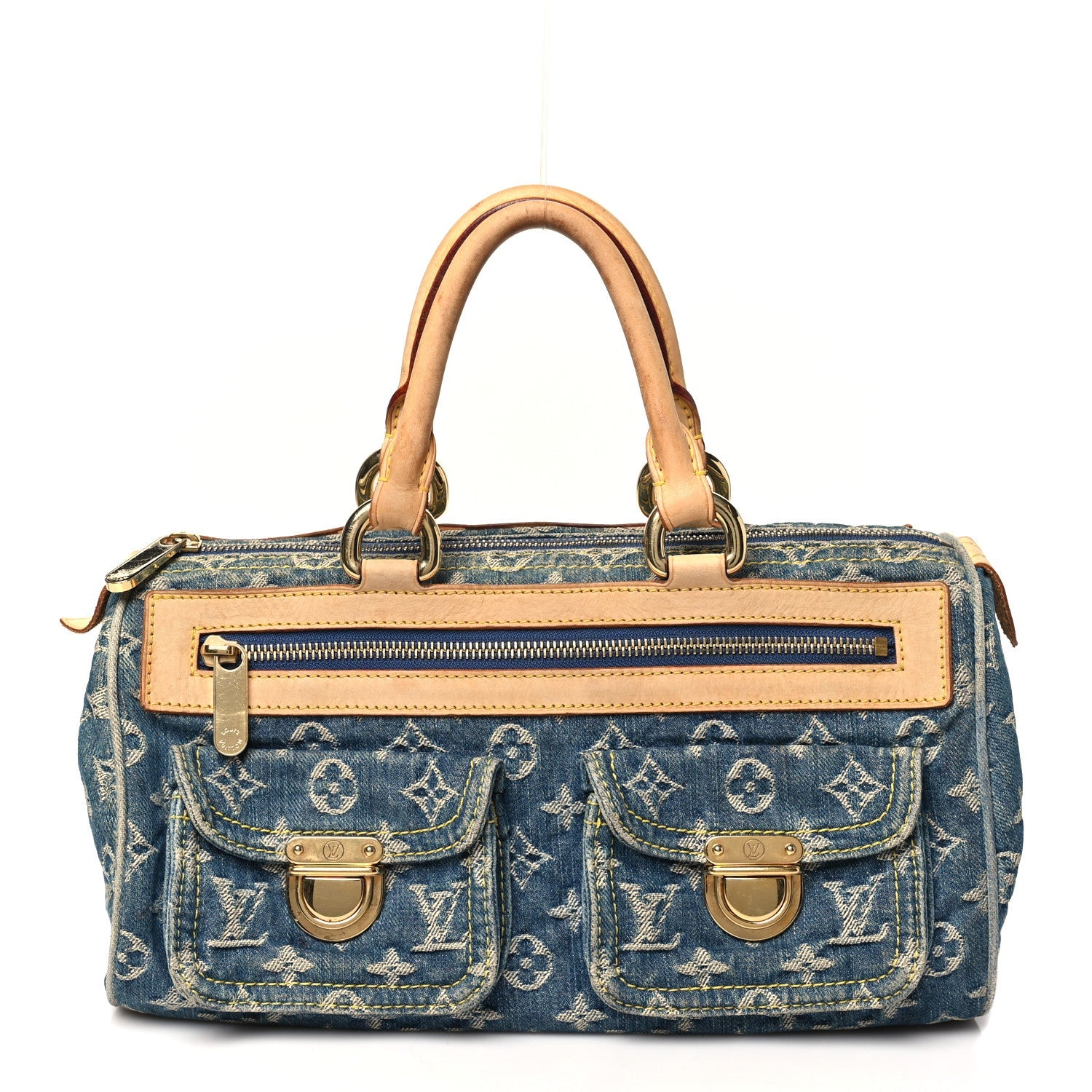 Monogram Denim Neo Speedy Blue