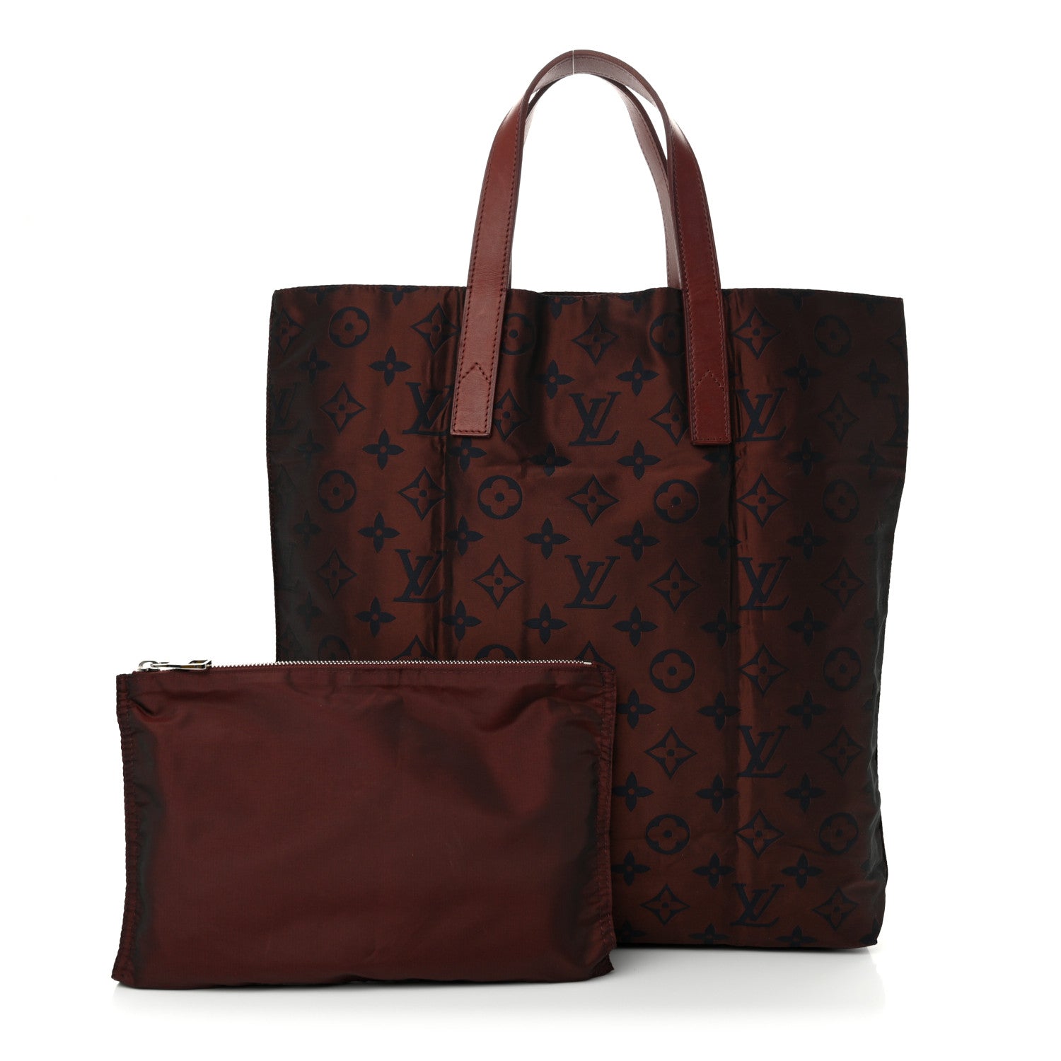 Nylon Monogram Cabas Escapade Tote Red