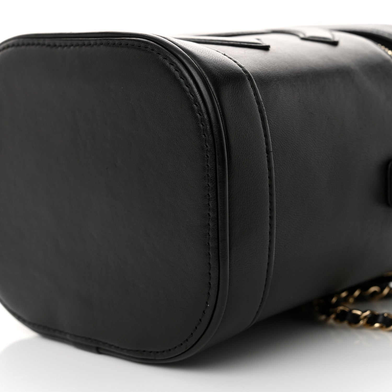Lambskin Timeless Vanity Cosmetic Case Black