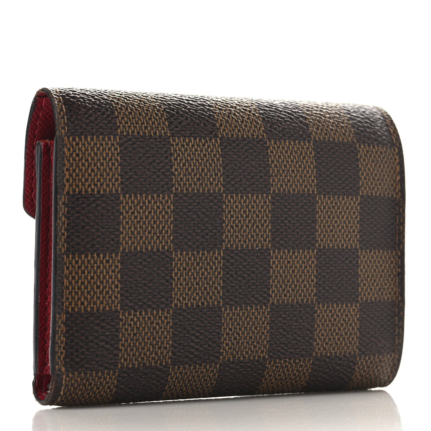 Damier Ebene Victorine Wallet Cherry