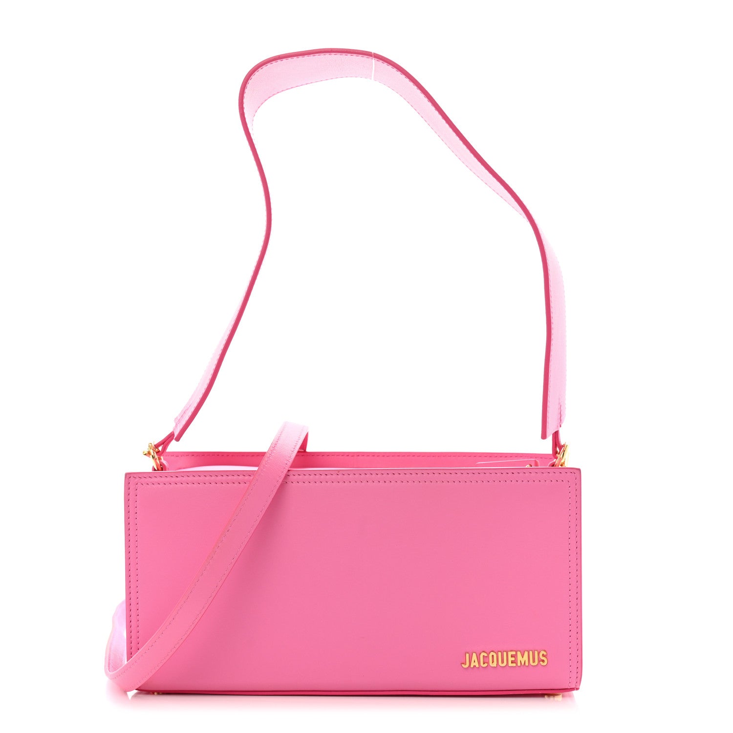 Smooth Calfskin Le Rectangle Shoulder Bag Pink