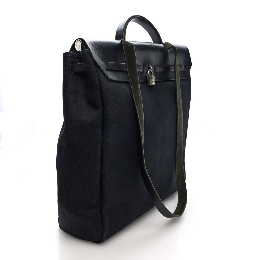 Toile Vache Calfskin Herbag 40 GM Black