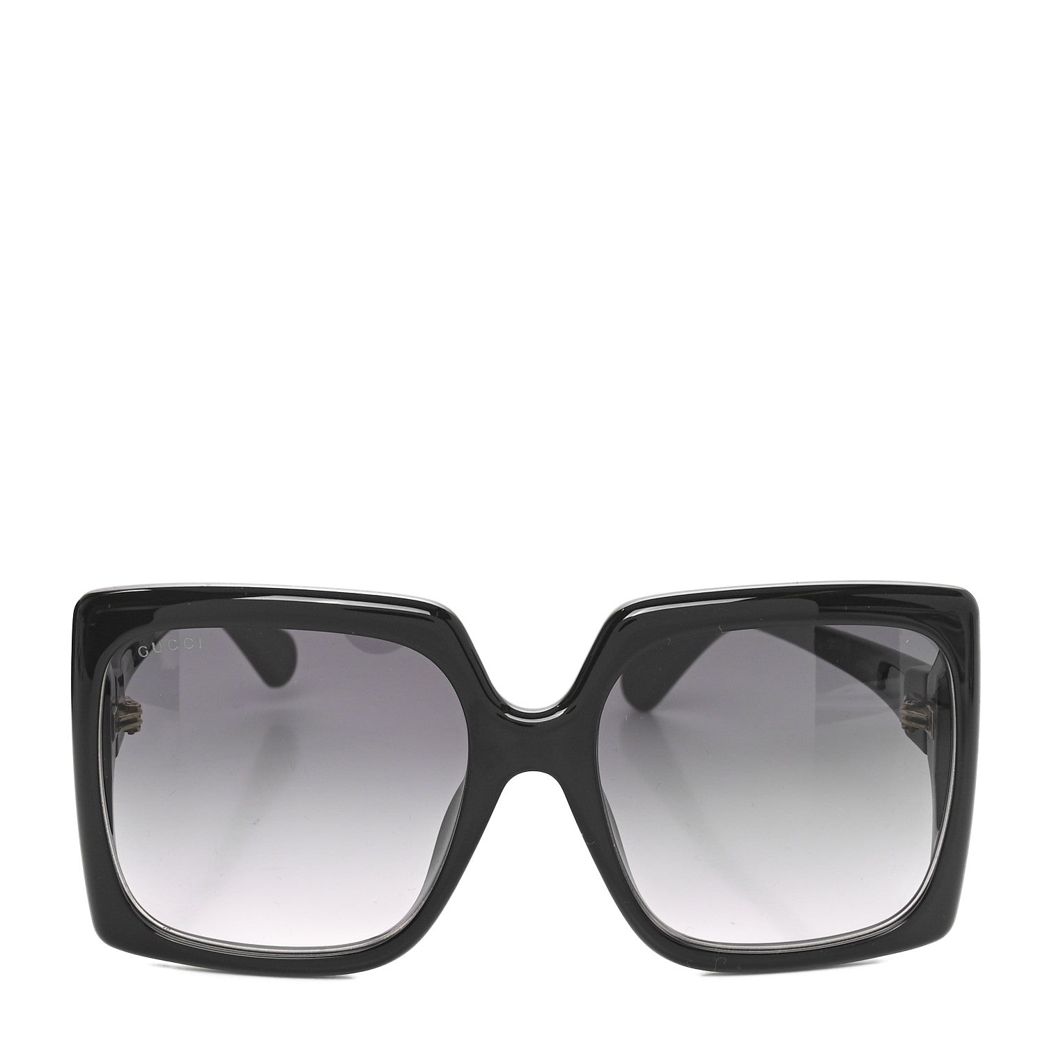 Acetate Square Frame Sunglasses GG0876S Black