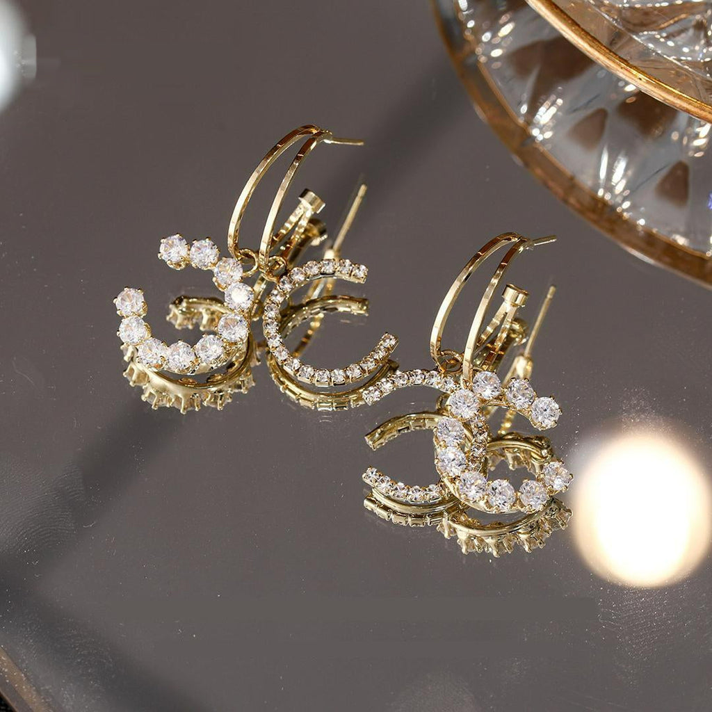 Double C earrings