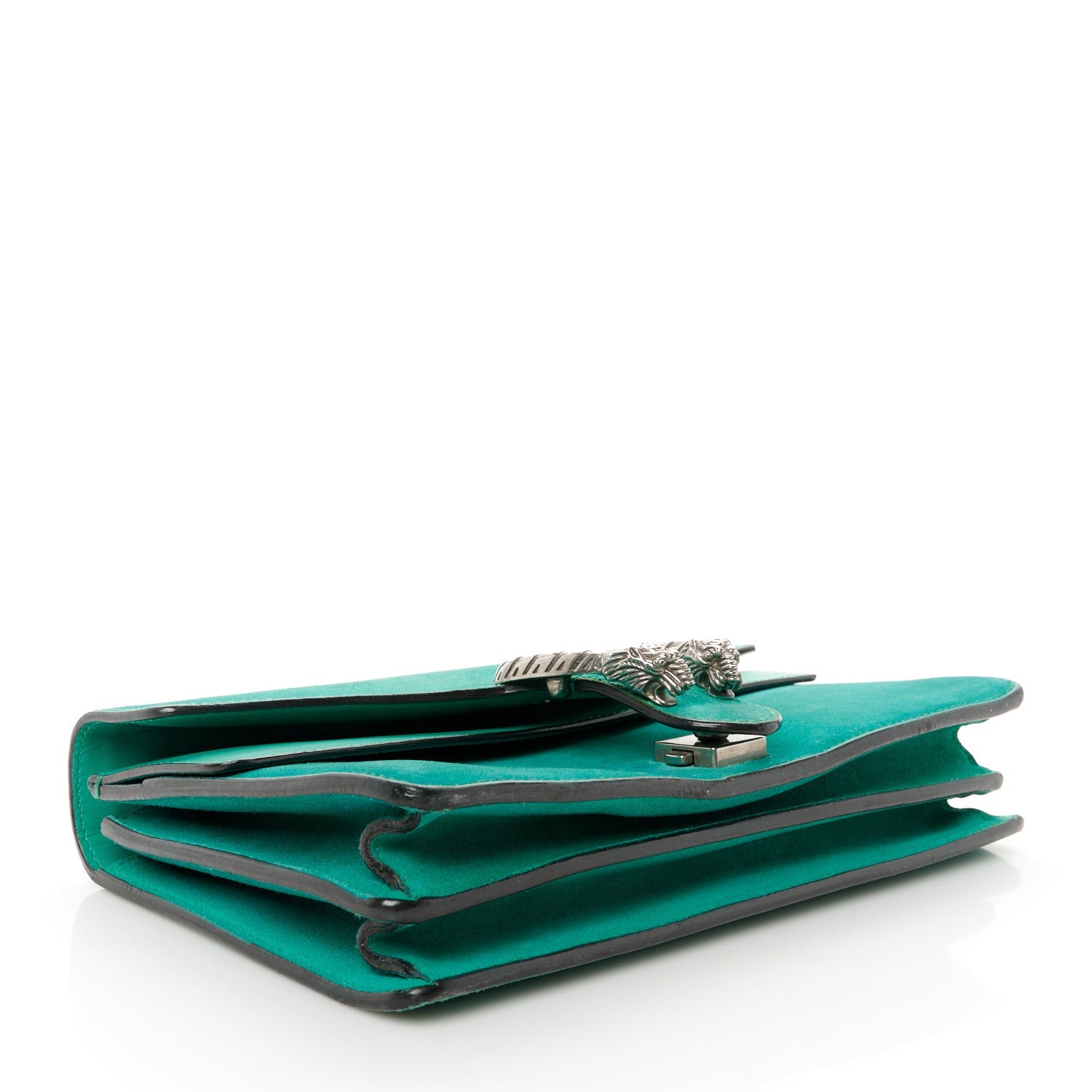 Suede Small Dionysus Shoulder Bag Green