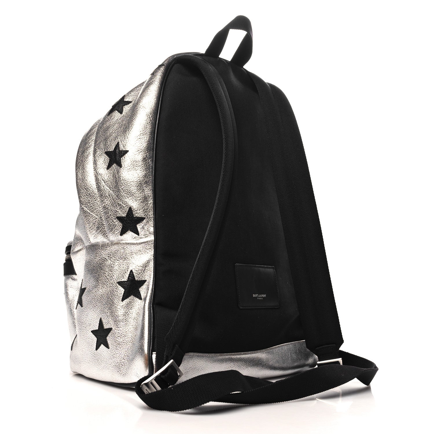 Metallic Buffalo Star Hunting Backpack Silver Black
