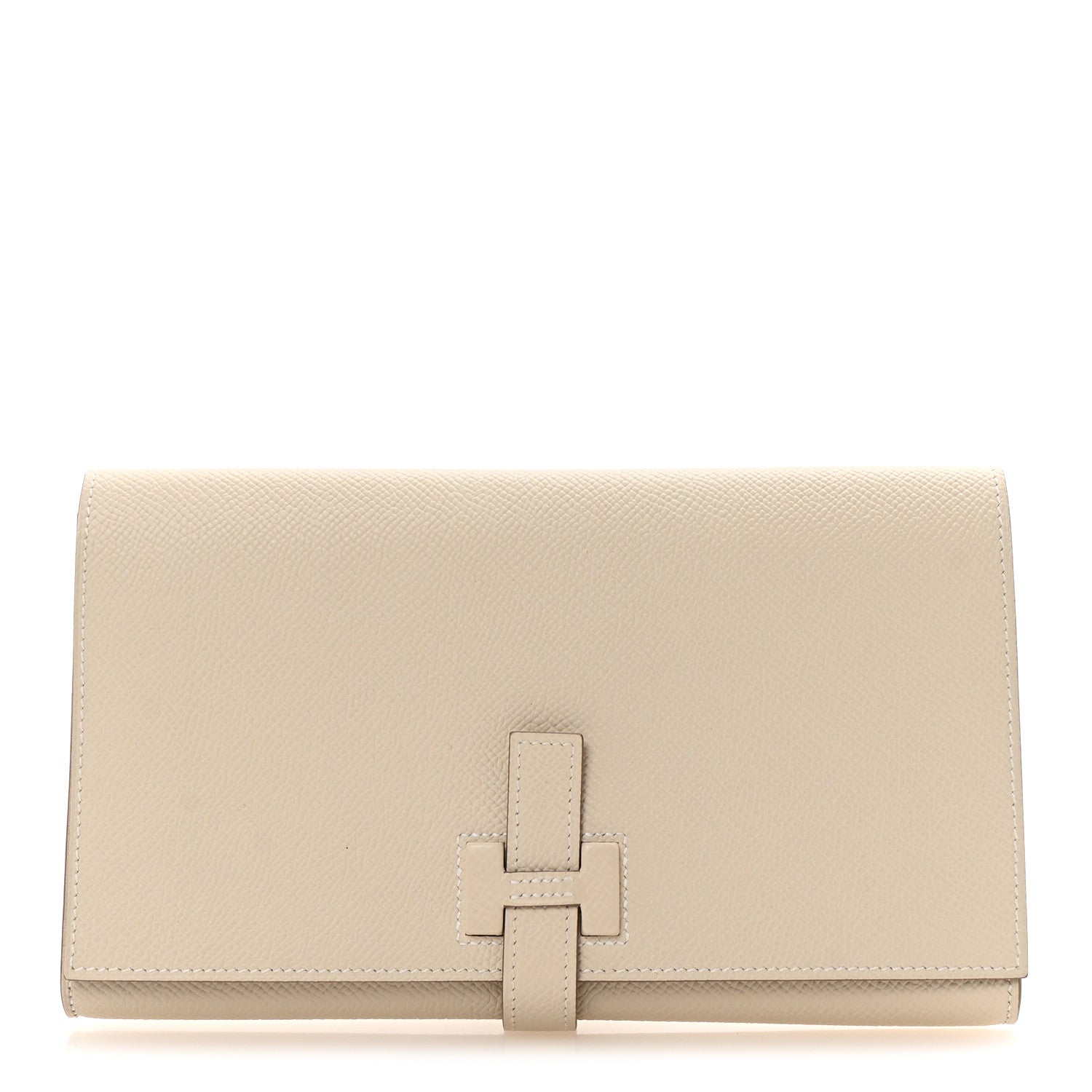 Epsom New H Passant Toutenmain Wallet Craie