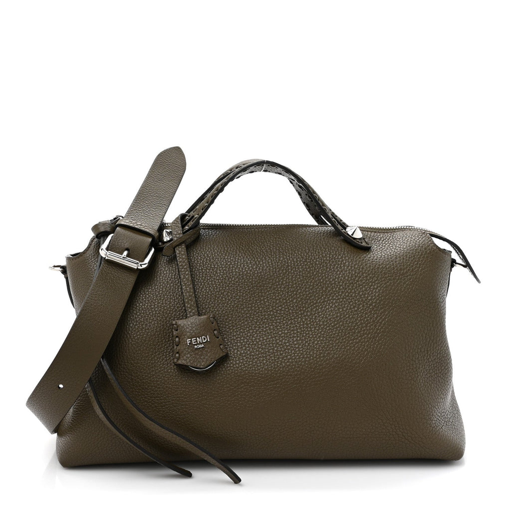 Cuoio Romano Selleria Large By The Way Boston Bag Wood