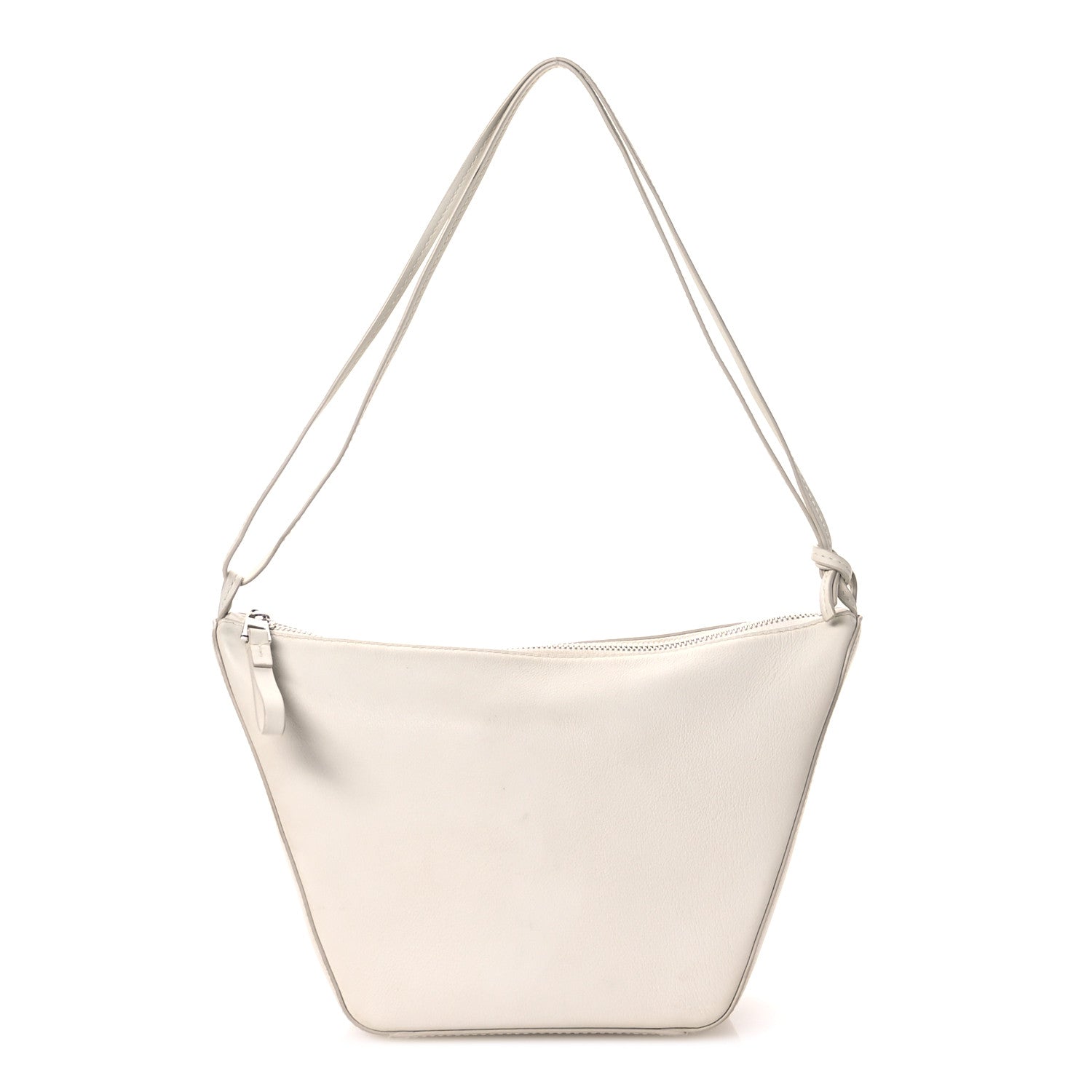 Calfskin Mini Hammock Hobo Soft White