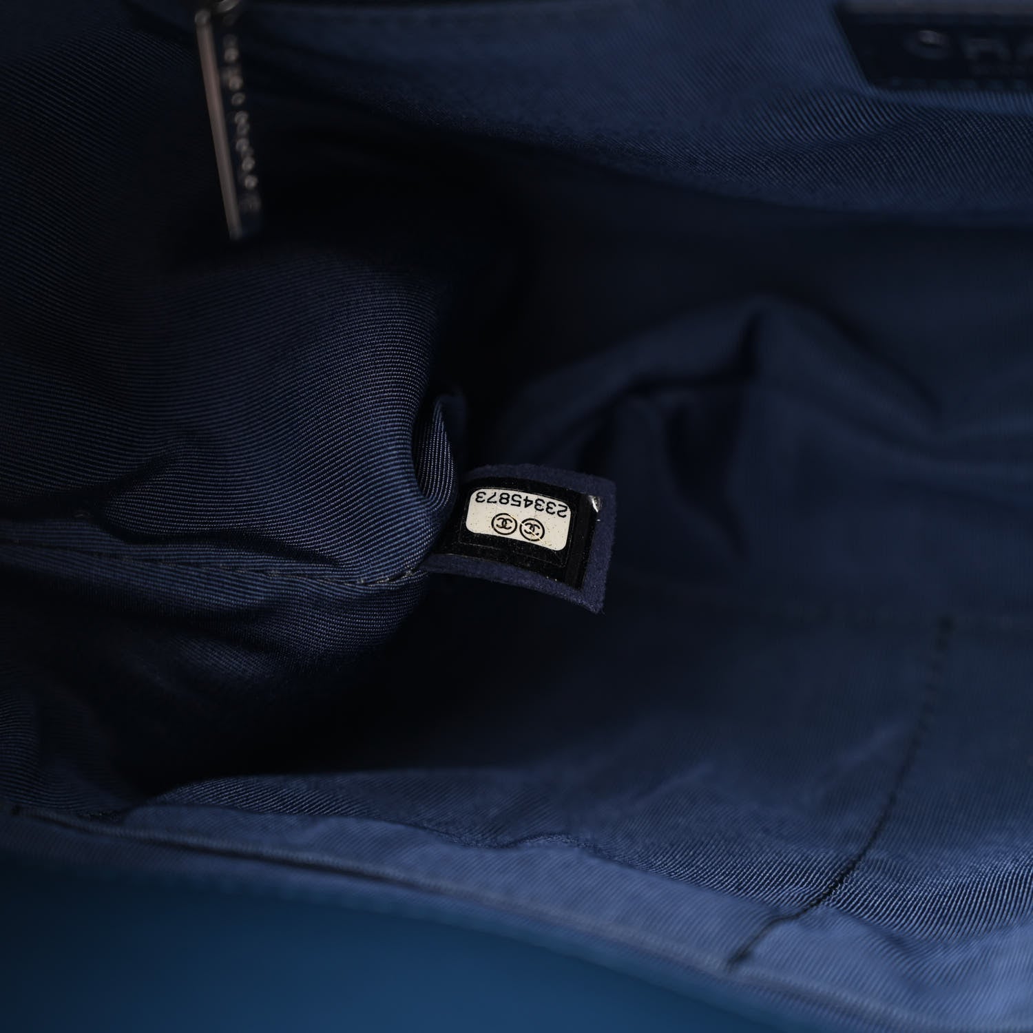 Lambskin Quilted Medium Urban Delight Tote Blue
