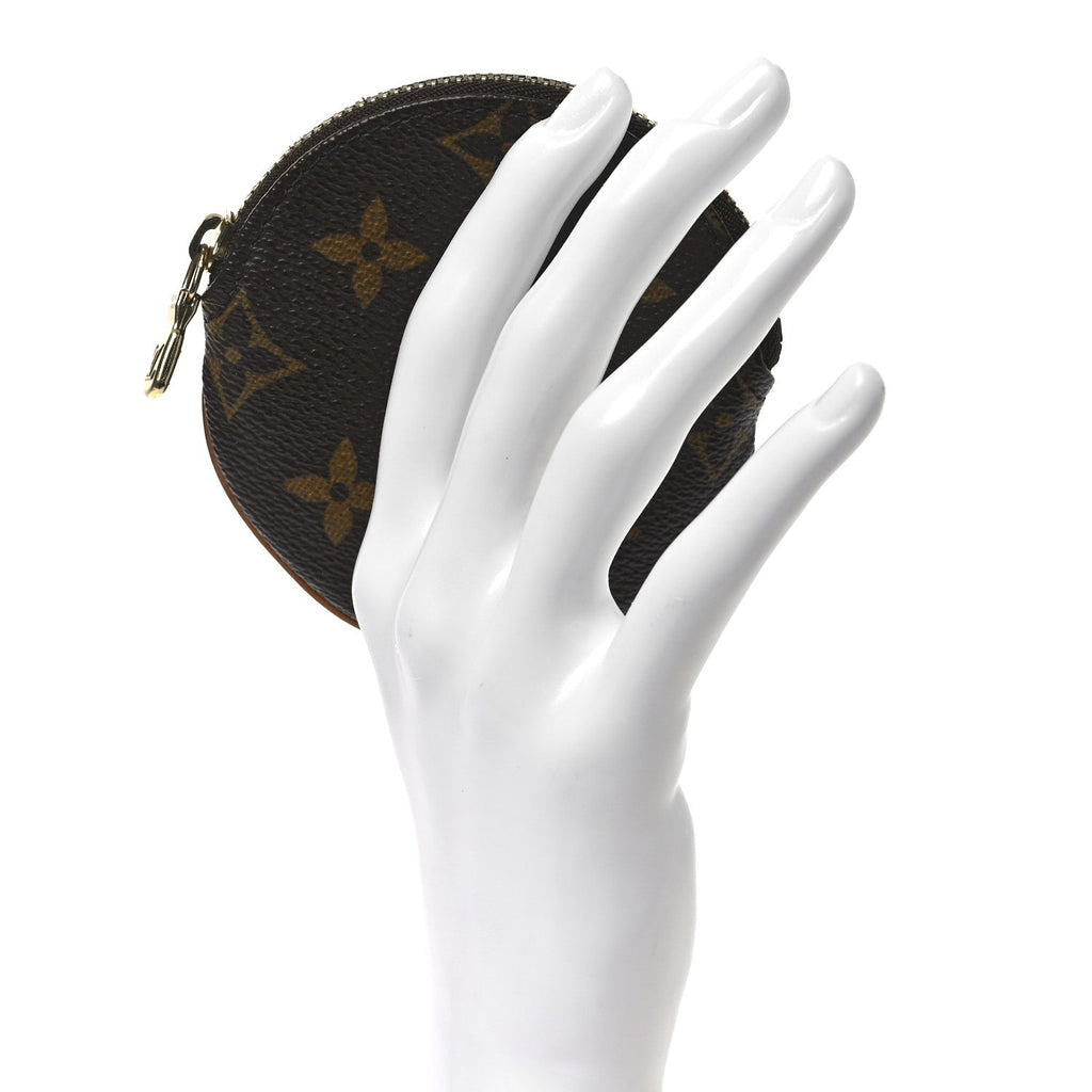 Monogram Round Coin Purse