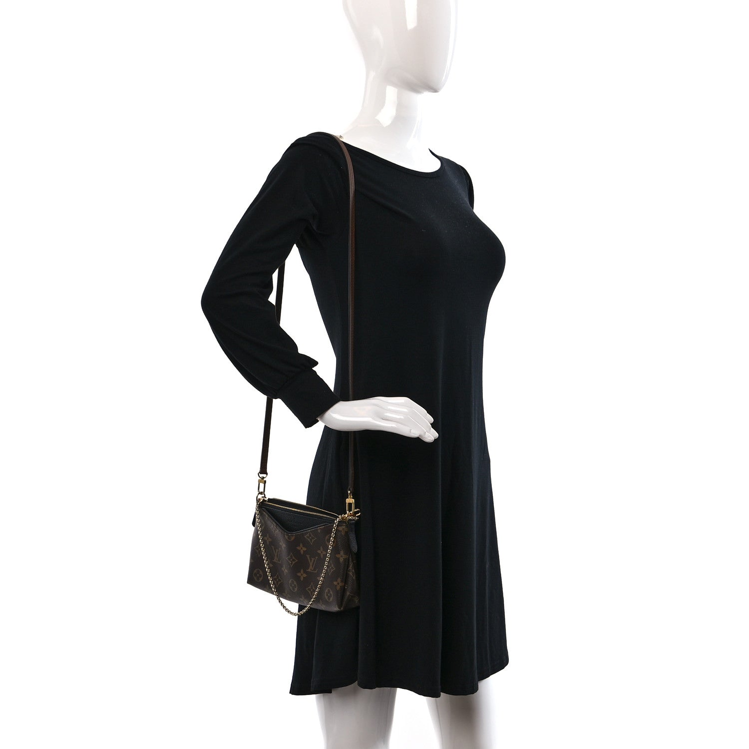 Monogram Pallas Clutch Black