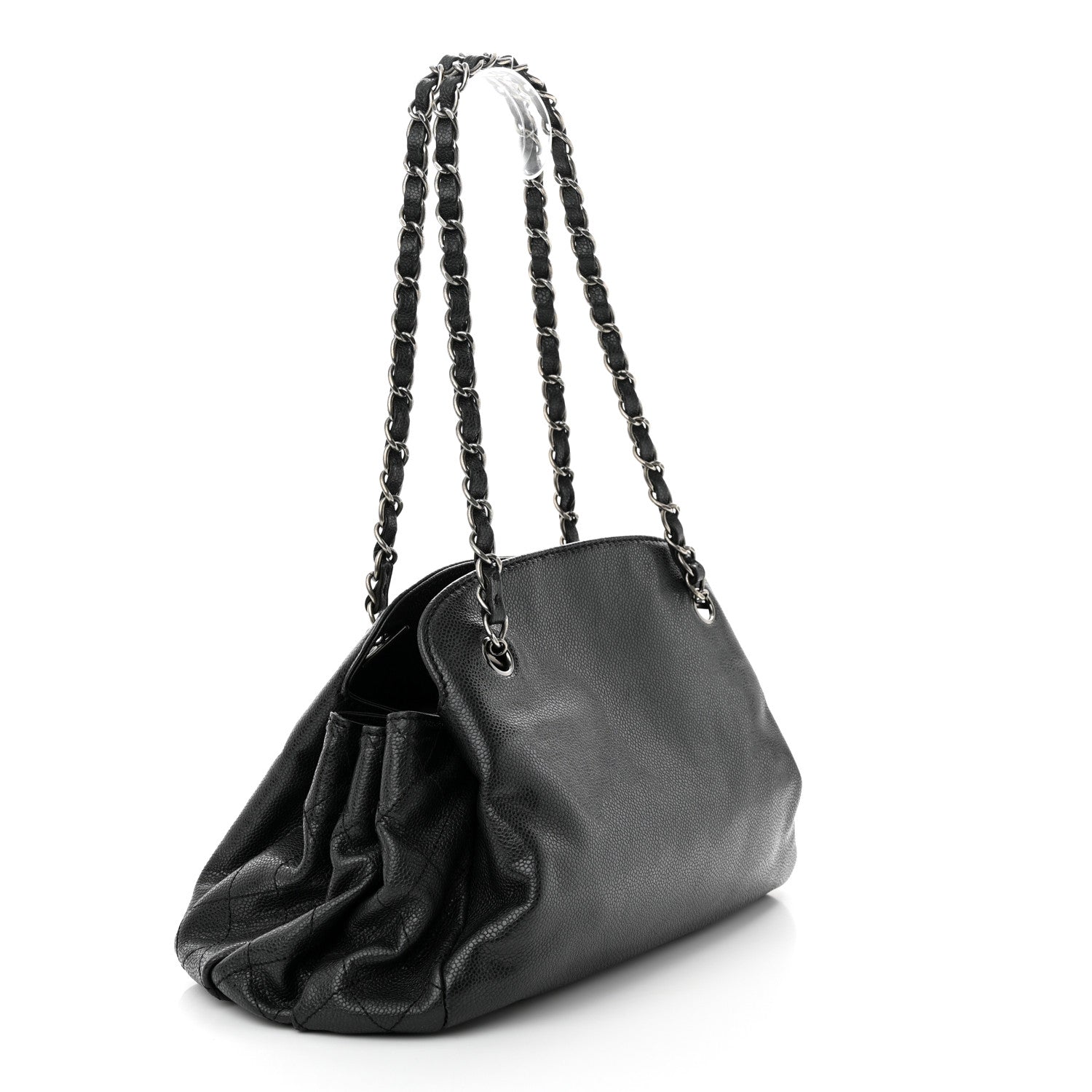 Caviar 31 CC Shoulder Bag Black