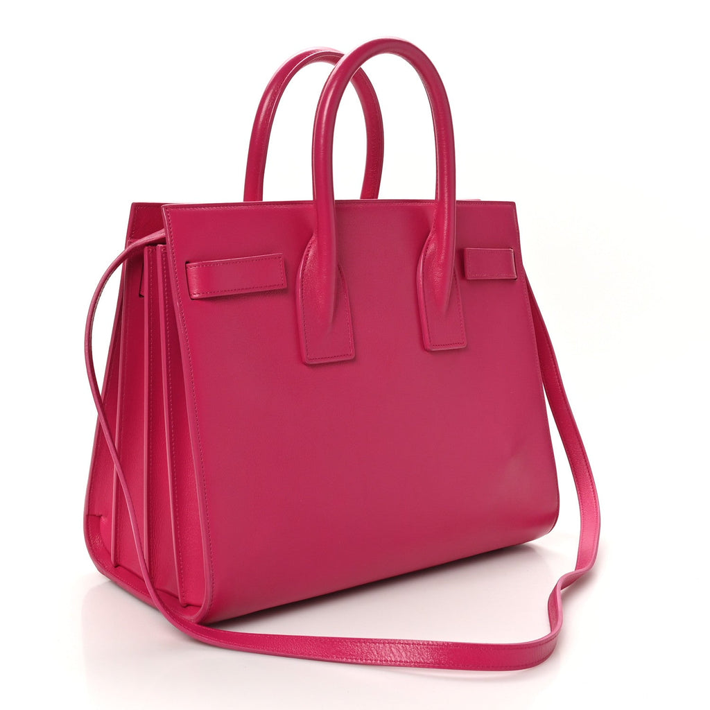 Calfskin Small Sac De Jour Lipstick Fuchsia