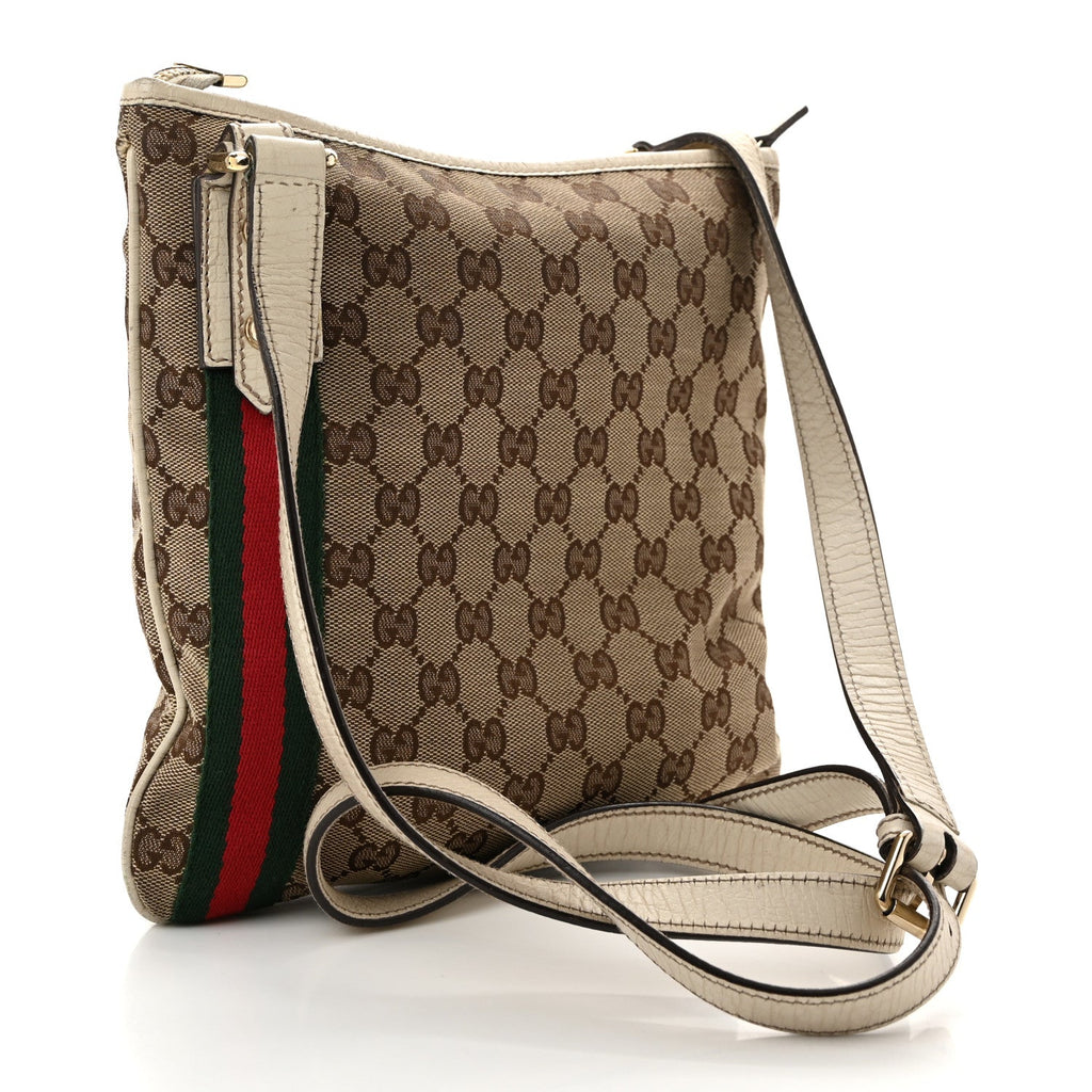 Monogram Web Jolicoeur Charms Messenger White