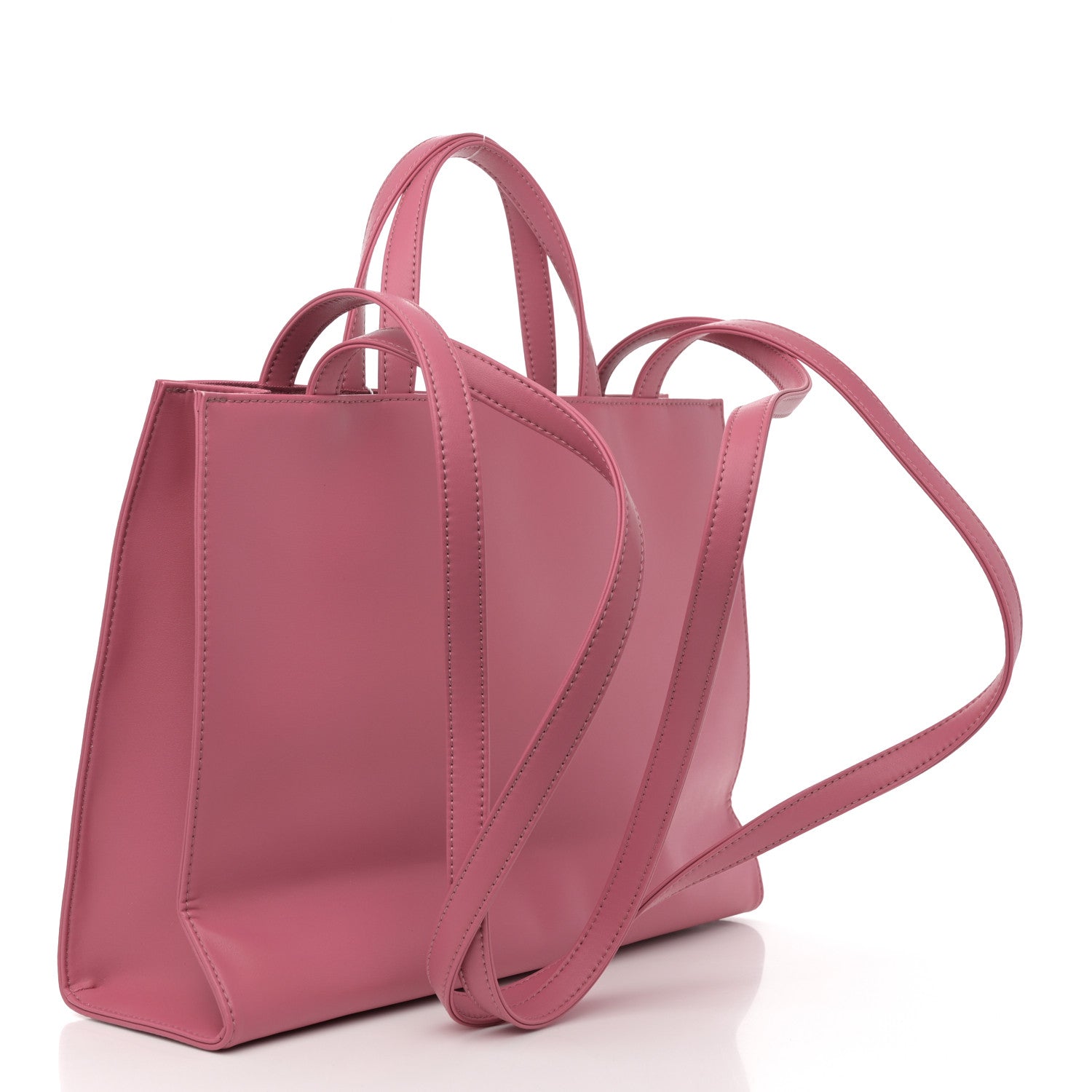 Vegan Leather Medium Shopping Bag Corned Beef