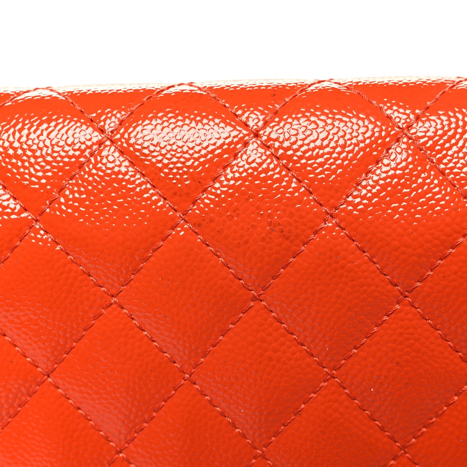 Patent Caviar Quilted 2.55 Reissue 226 Flap Orange