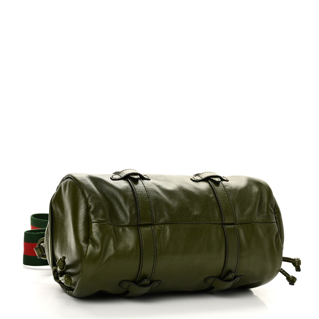 Piuma Lux Energy Monochrome Web Duffle Bag Green