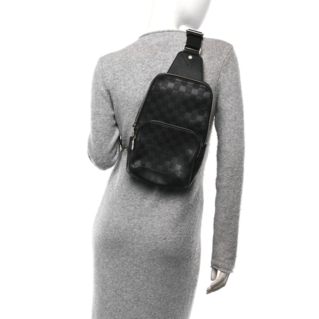 Damier Infini Avenue Sling Bag Onyx
