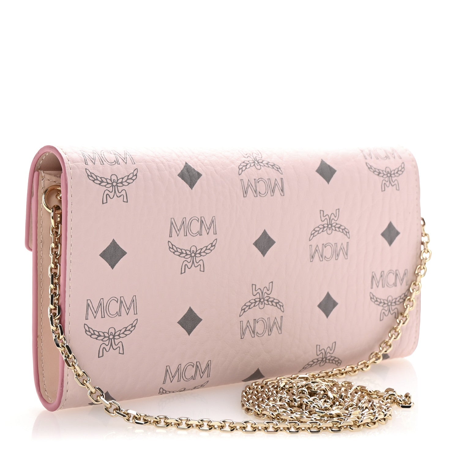 Visetos Large Patricia Wallet On Chain Soft Pink