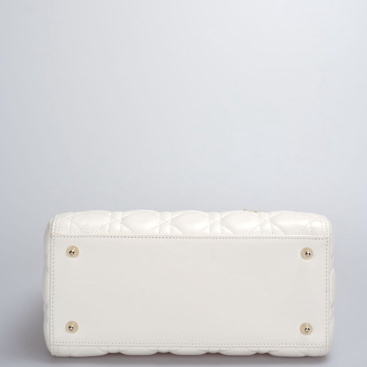 Christian Dior White Lady Dior Medium Bag