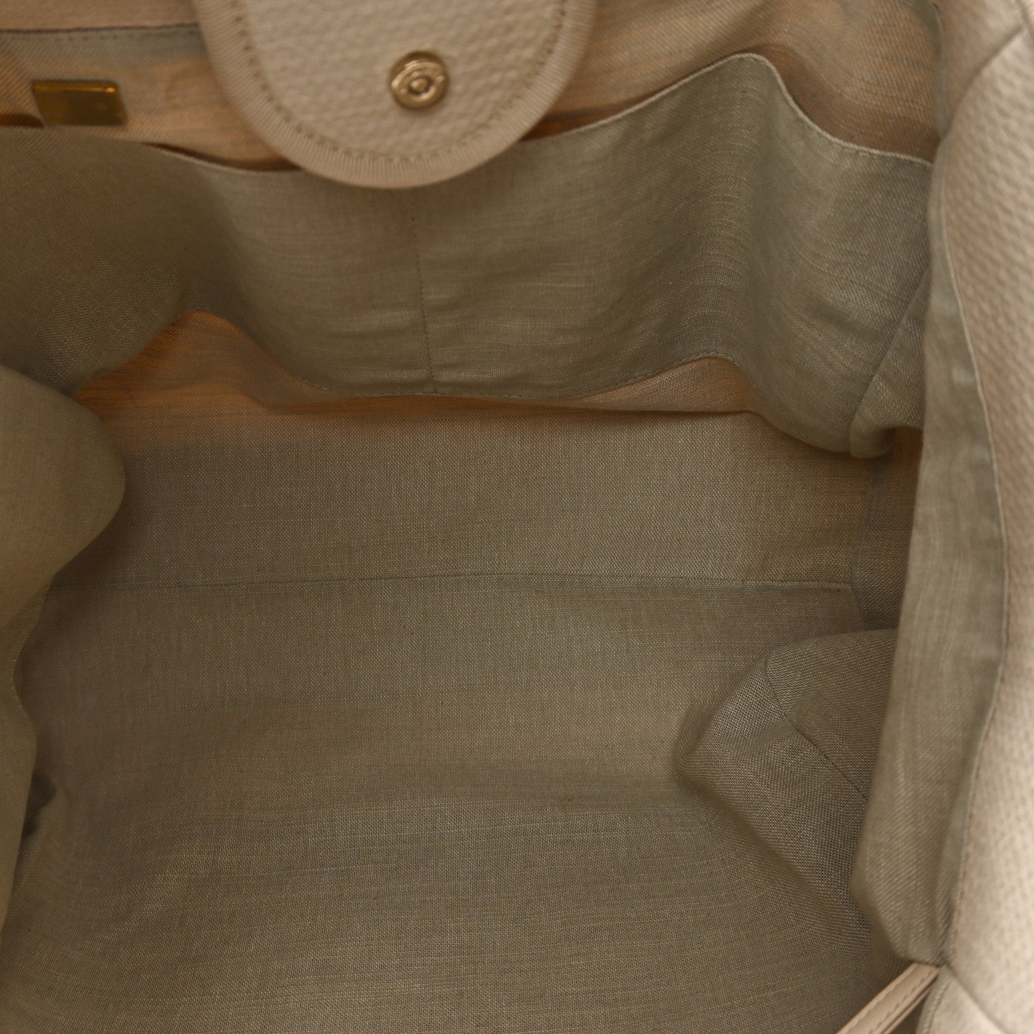 Mixed Fibers Medium Deauville Tote Beige