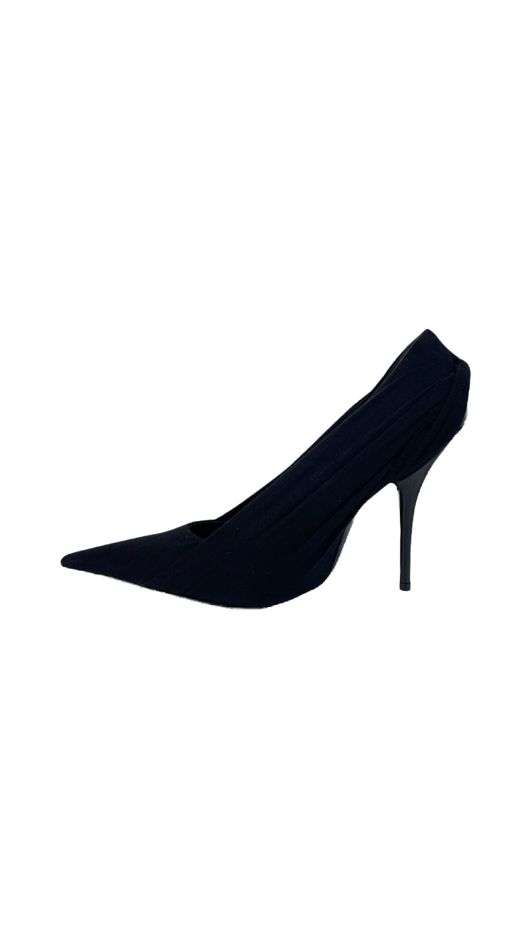 Balenciaga Black Leather Heels 37