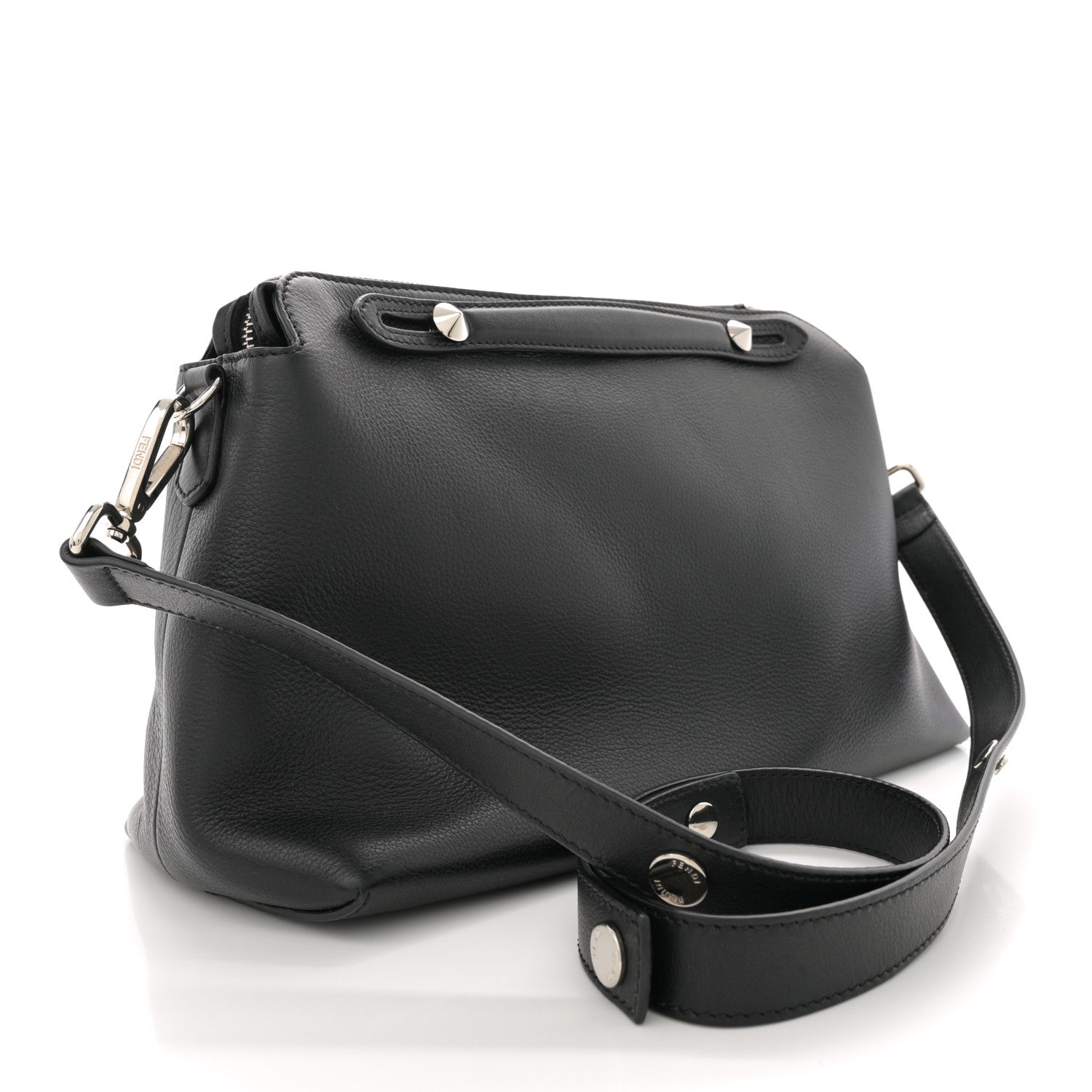 Vitello Dolce Large By The Way Boston Bag Black