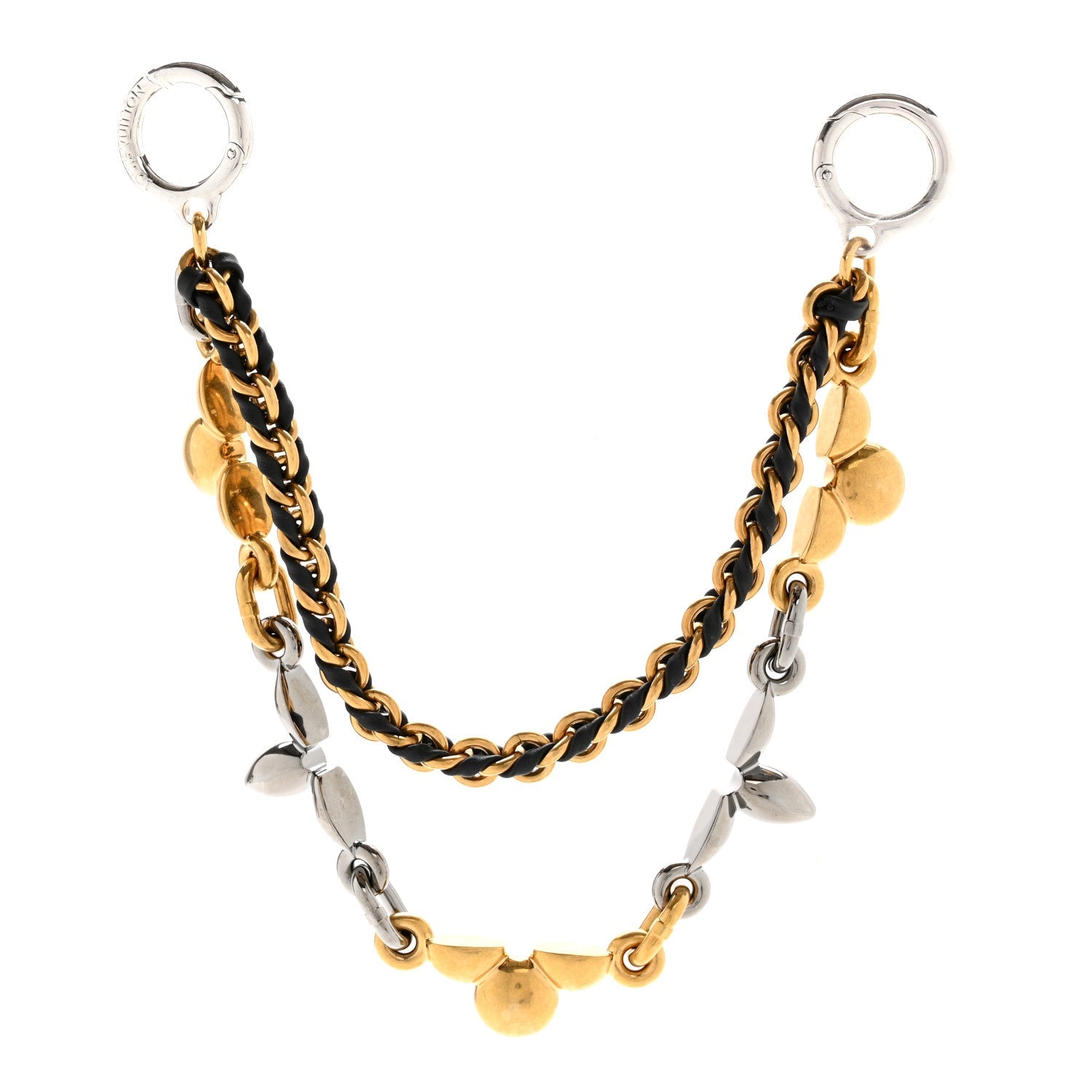 Metal Chain Belt and Bag Charm