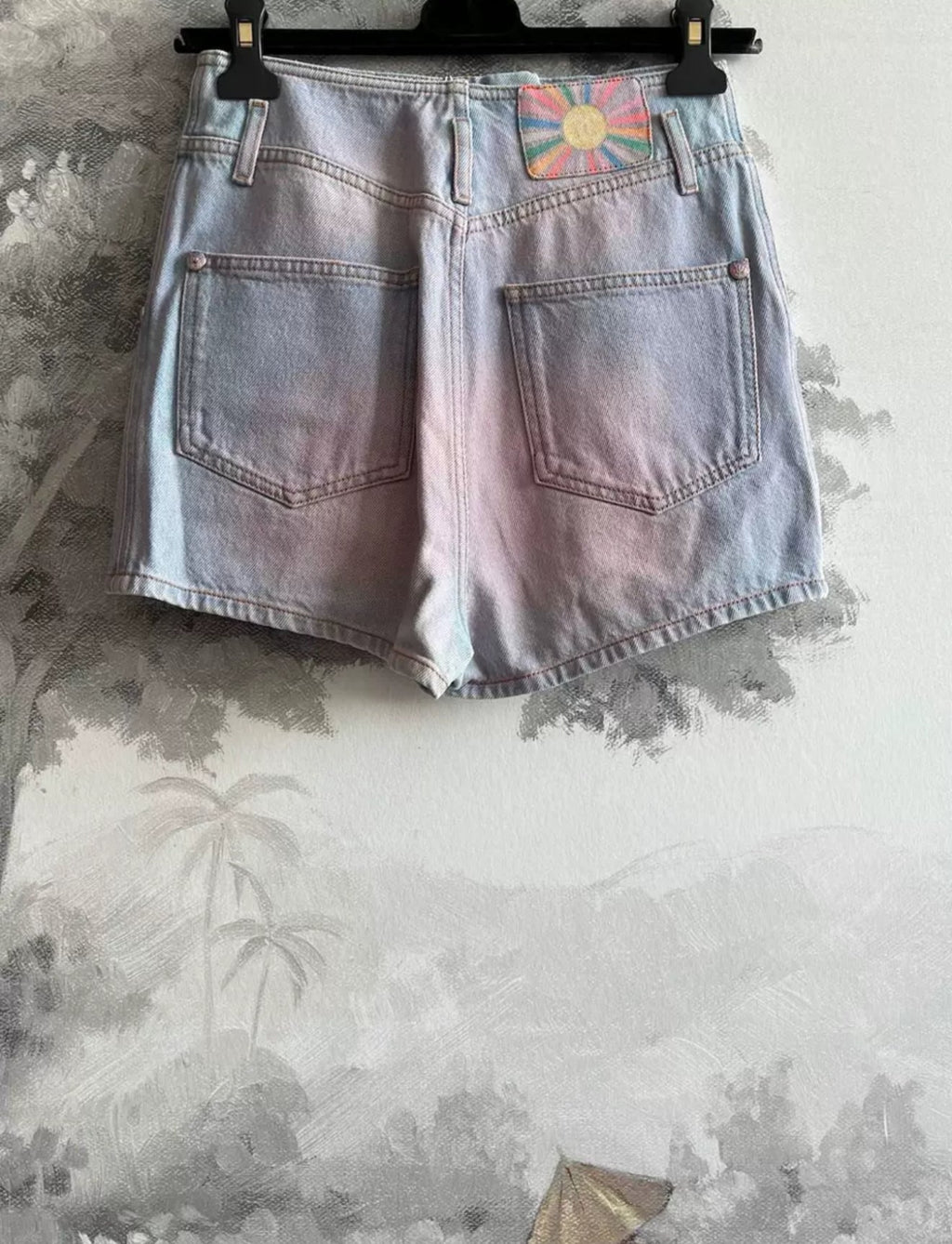 Chanel 24C Pink Denim shorts