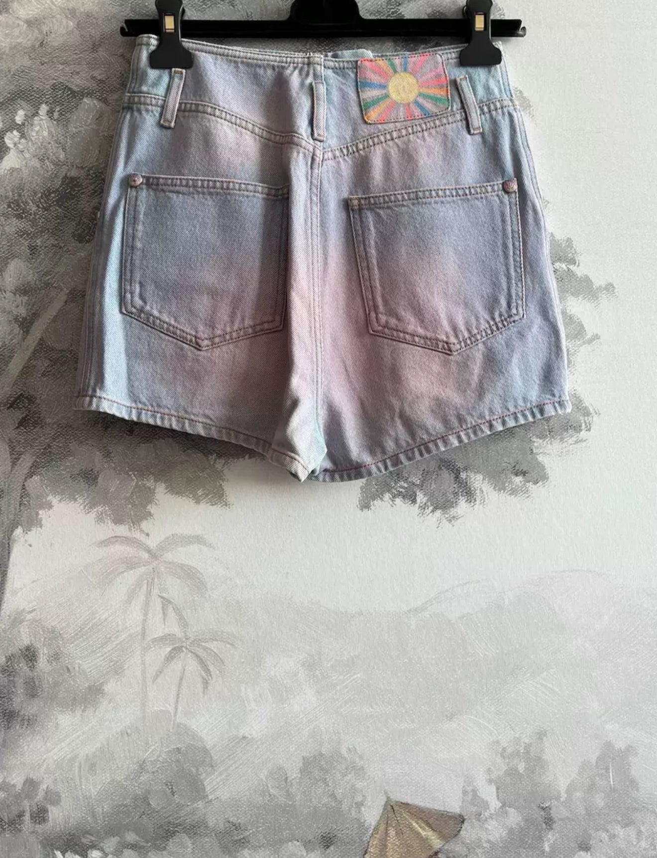 Chanel 24C Pink Denim shorts
