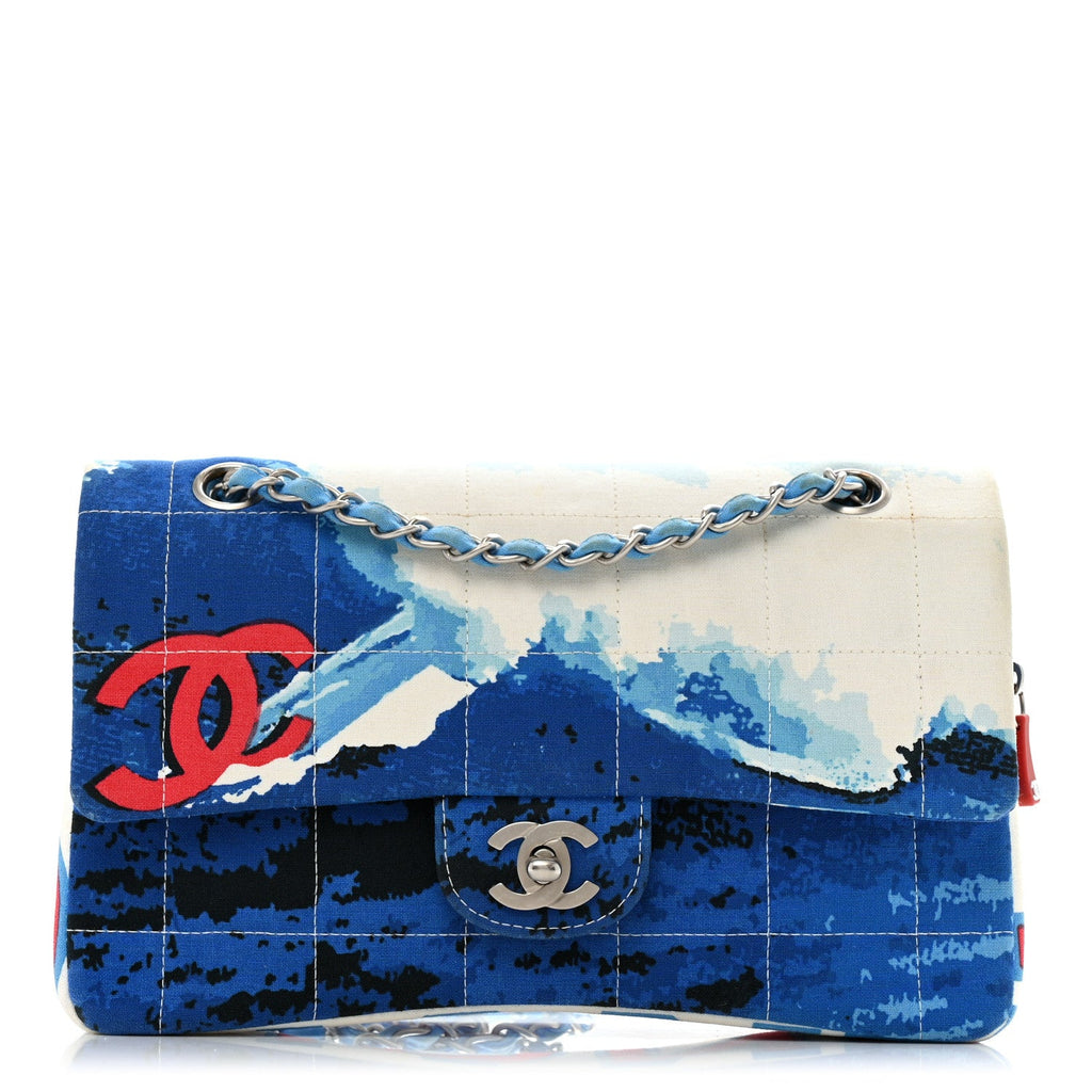 Canvas Square Quilted Surf Flap Multicolor