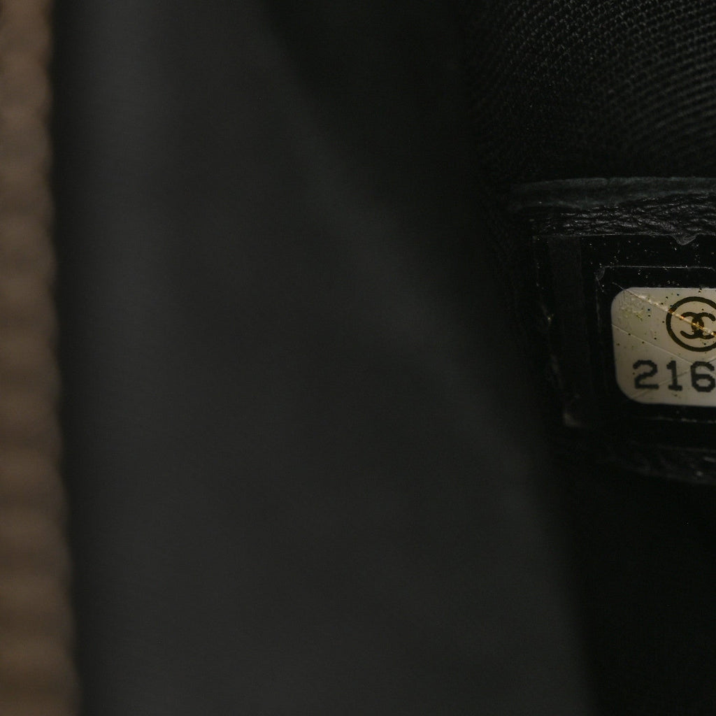 Iridescent Goatskin Quilted Medium Boy Flap Dark Gold