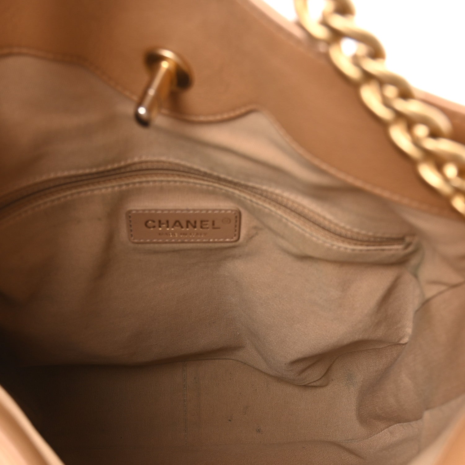 Calfskin Stitched Easy Mood Hobo Beige