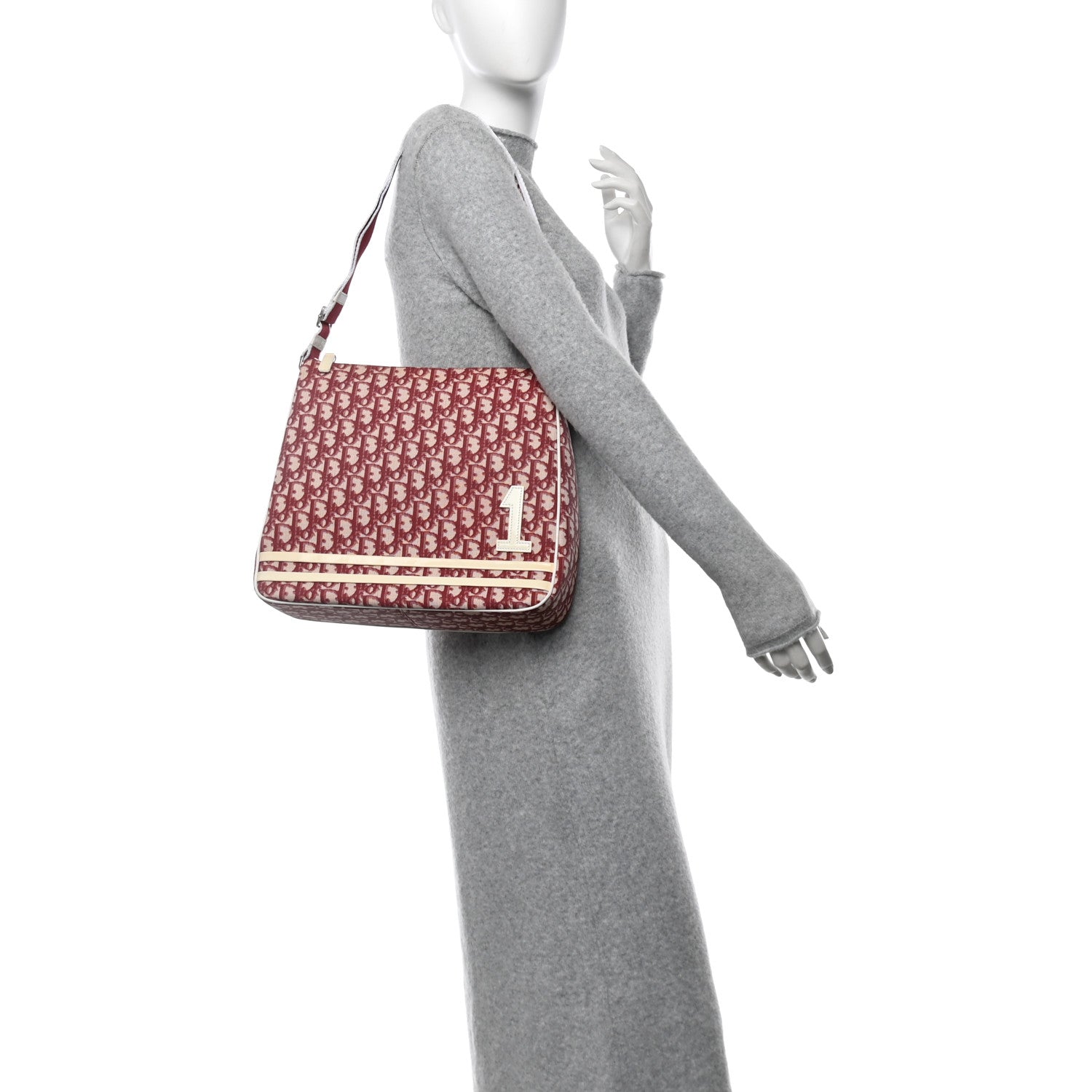 Monogram Girly Messenger Bag Red