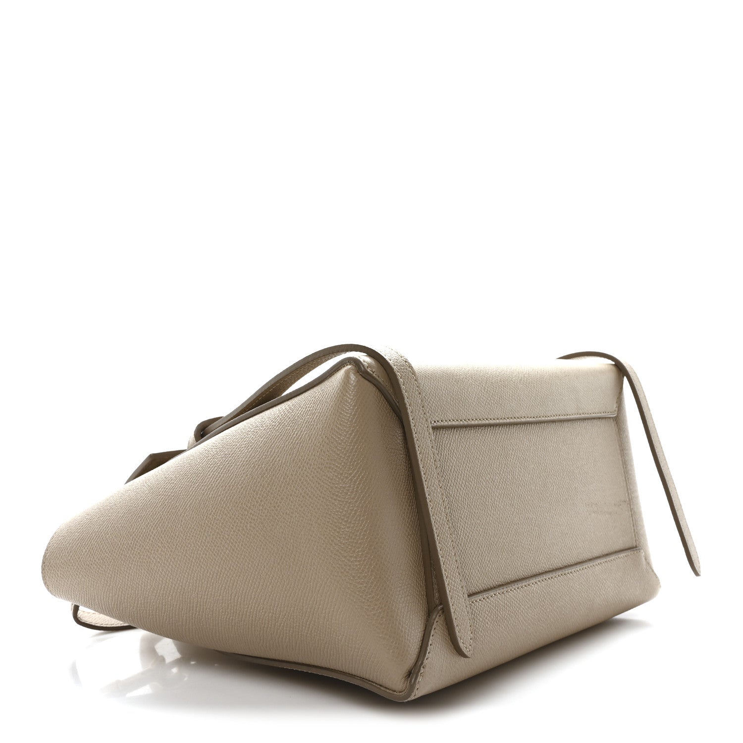 Grained Calfskin Micro Belt Bag Light Taupe