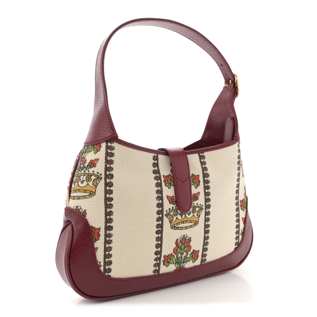 Canvas Calfskin 100 Centennial Music Small Jackie 1961 Hobo Ivory Red