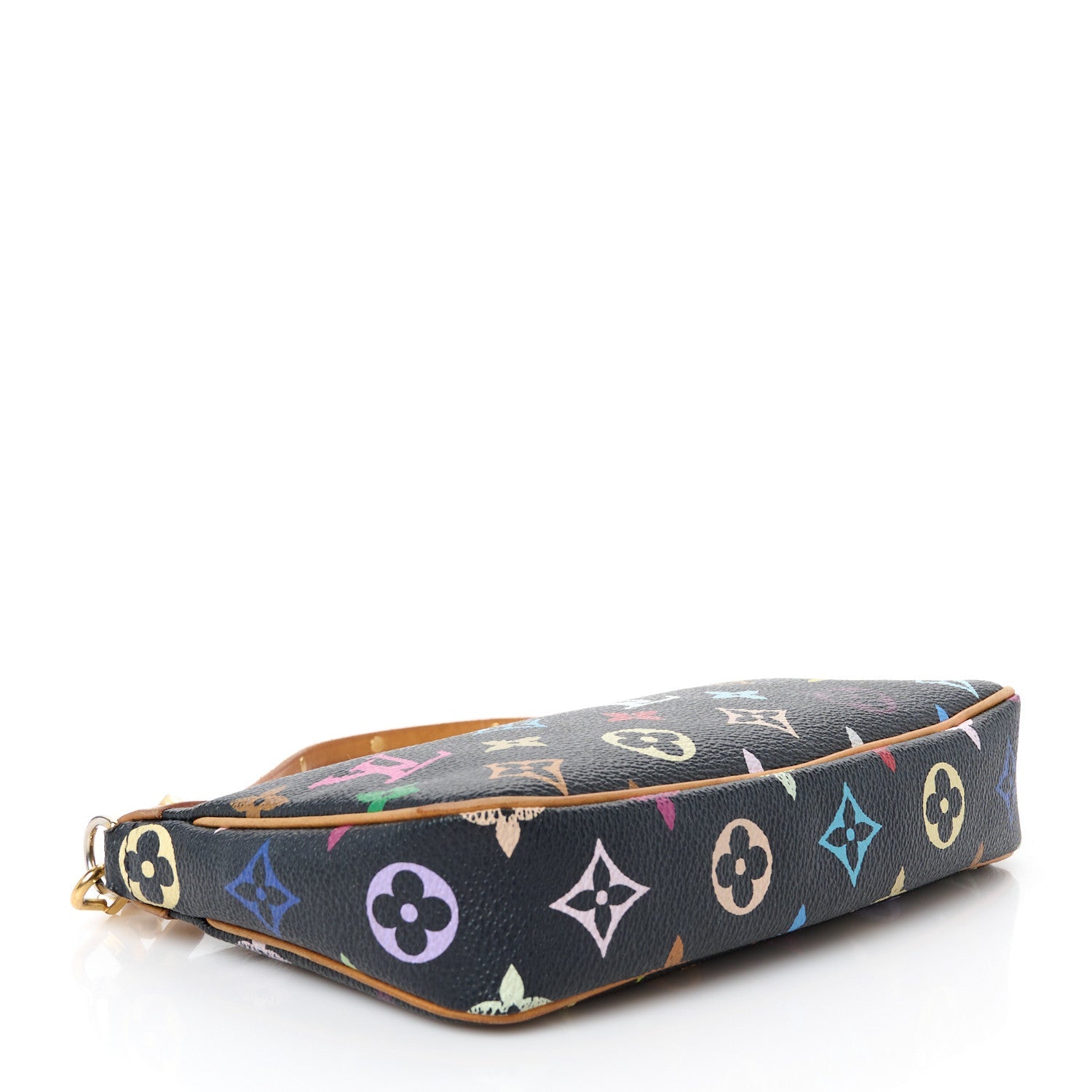 Monogram Multicolor Pochette Accessories Black