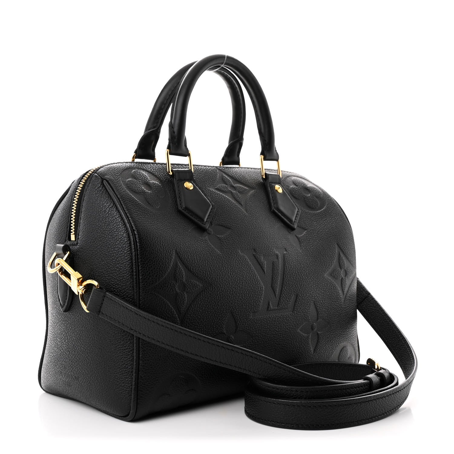 Empreinte Monogram Giant Speedy Bandouliere 25 Black