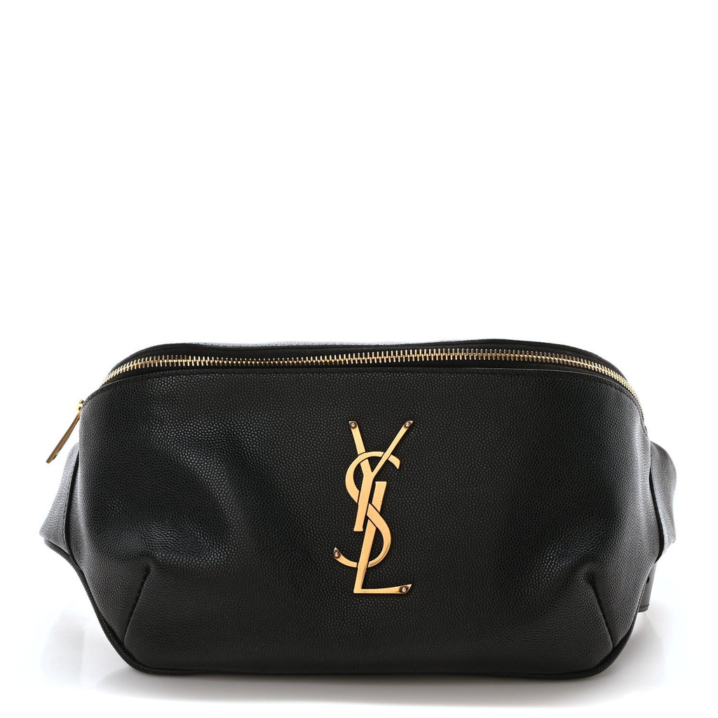 Grain De Poudre Monogram Belt Bag Black