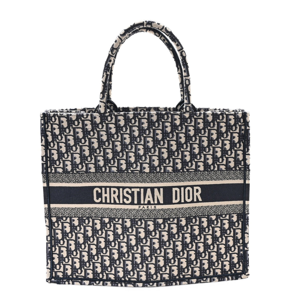 Oblique Large Book Tote Blue Multicolor