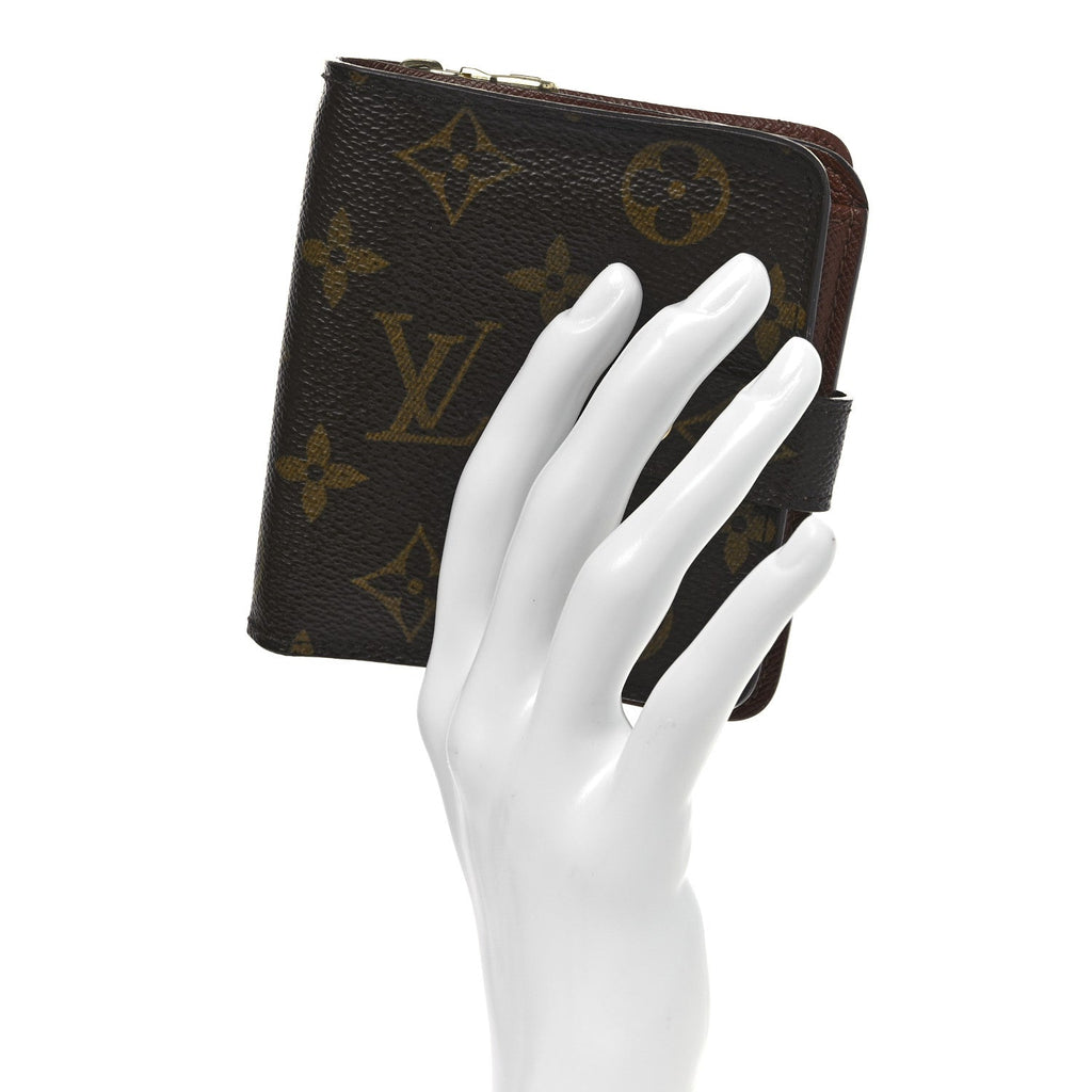Monogram Compact Zippe Zipped Wallet