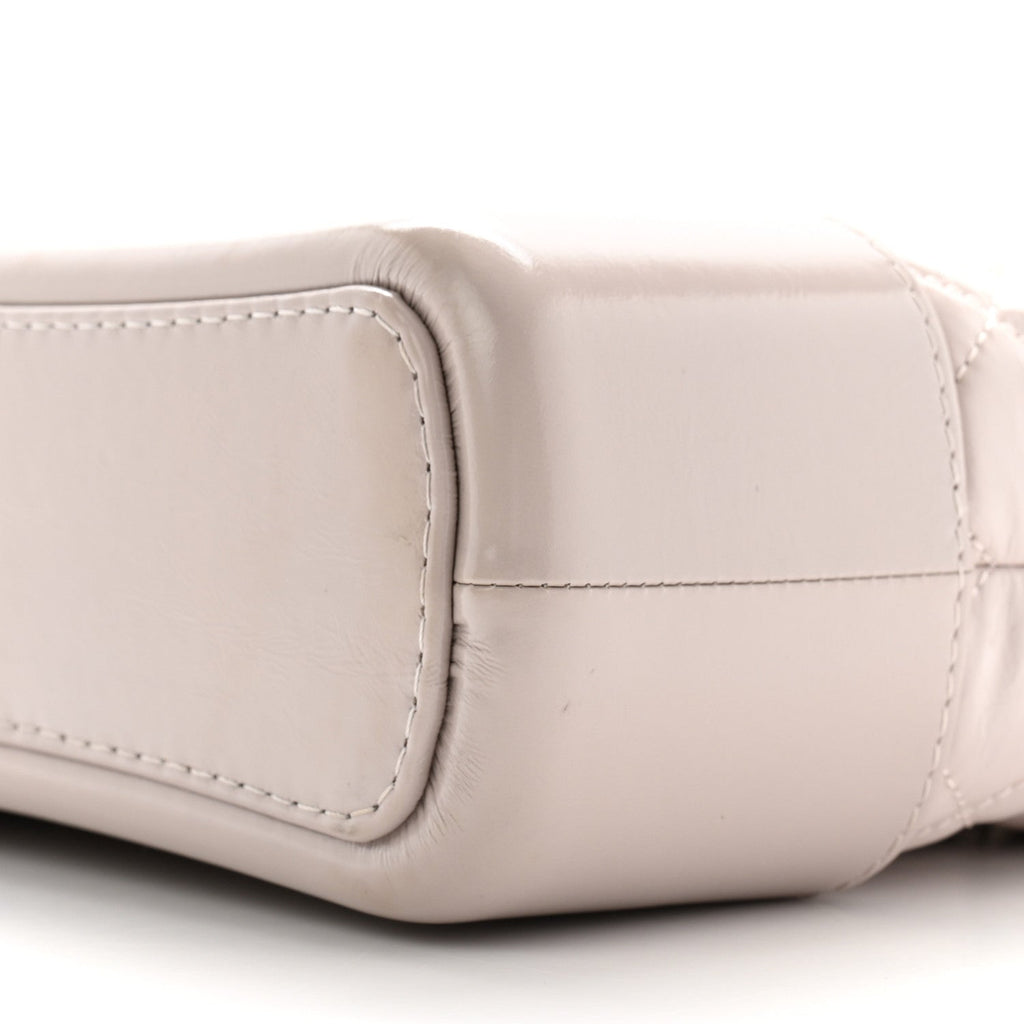 Aged Calfskin Quilted New Medium Gabrielle Hobo Light Purple