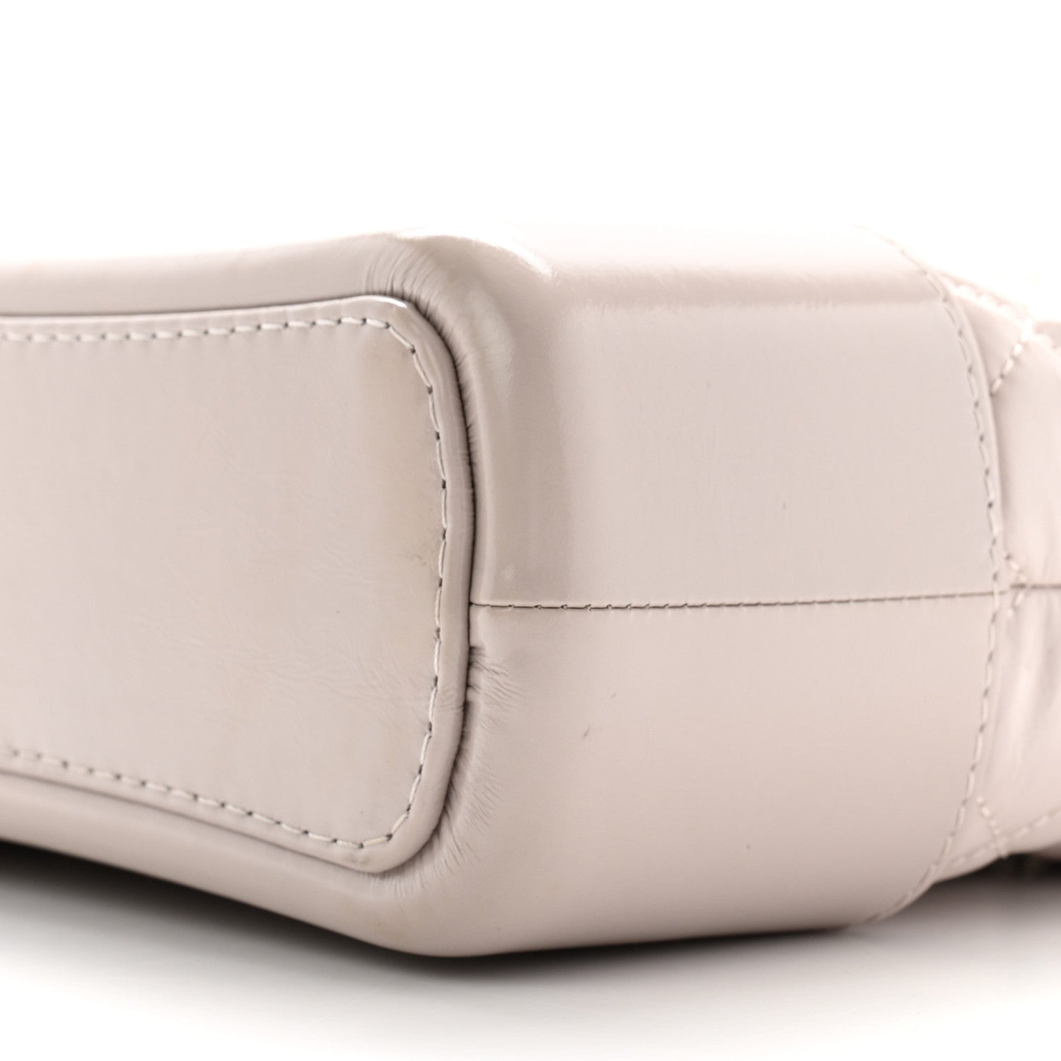 Aged Calfskin Quilted New Medium Gabrielle Hobo Light Purple
