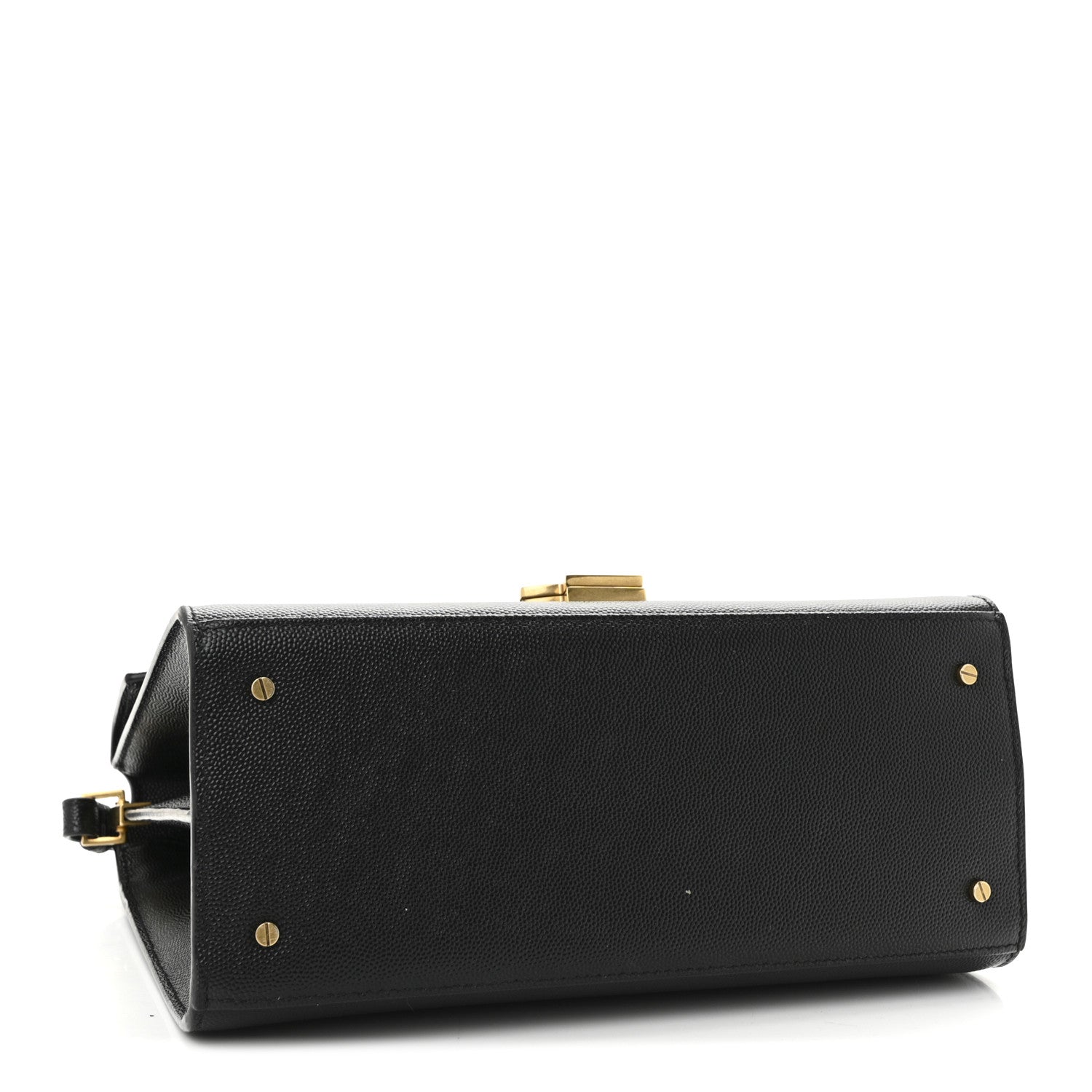 Grain de Poudre Medium Classic Monogram Cassandra Top Handle Black