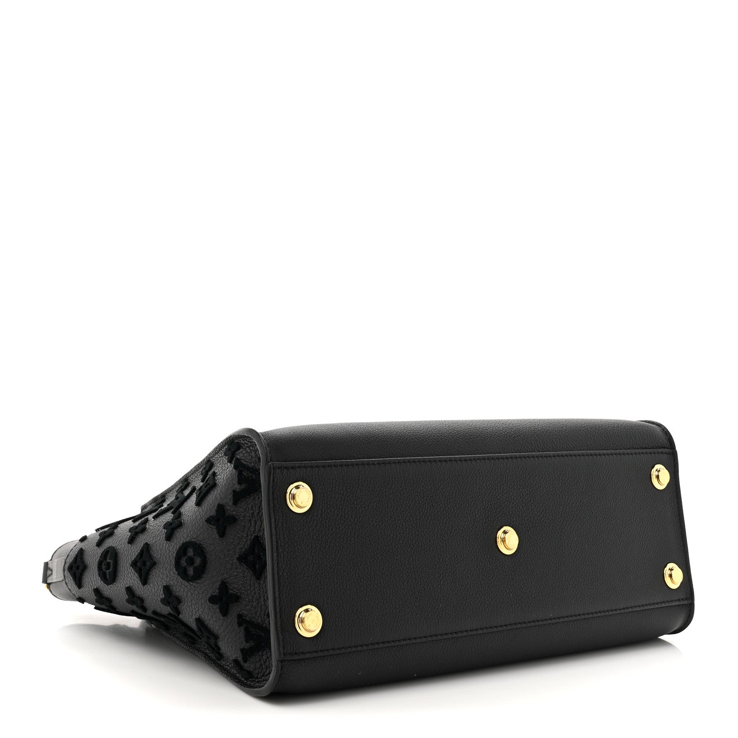 Calfskin Monogram Tufting On My Side Black