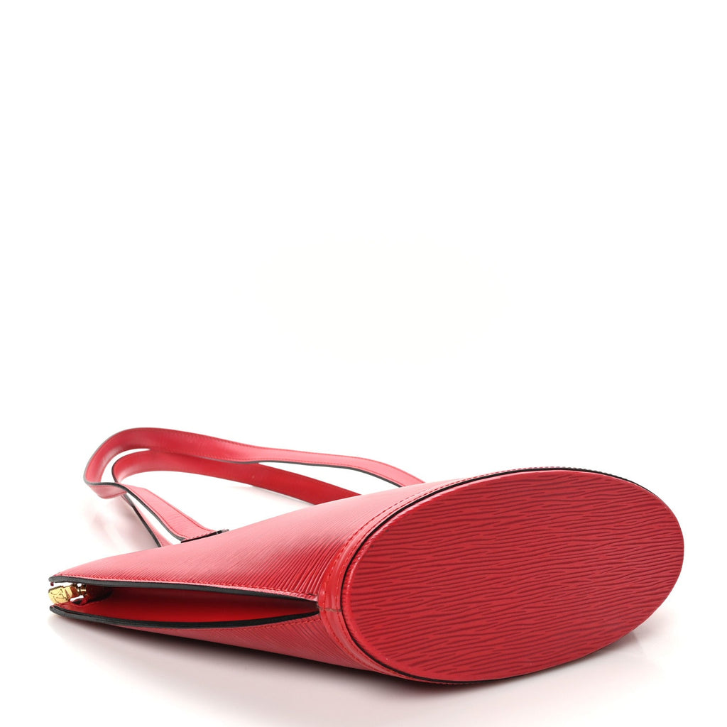 Epi Saint Jacques PM Long Straps Red