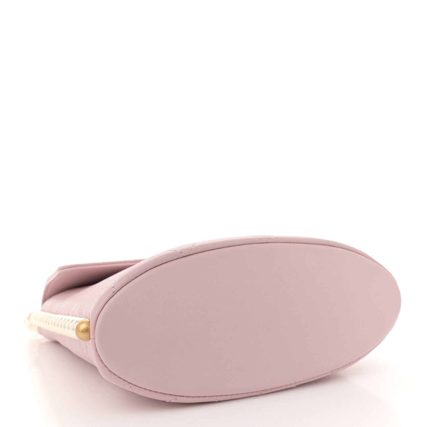 Calfskin Quilted Pearl Small About Pearls Hobo Bag Light Pink