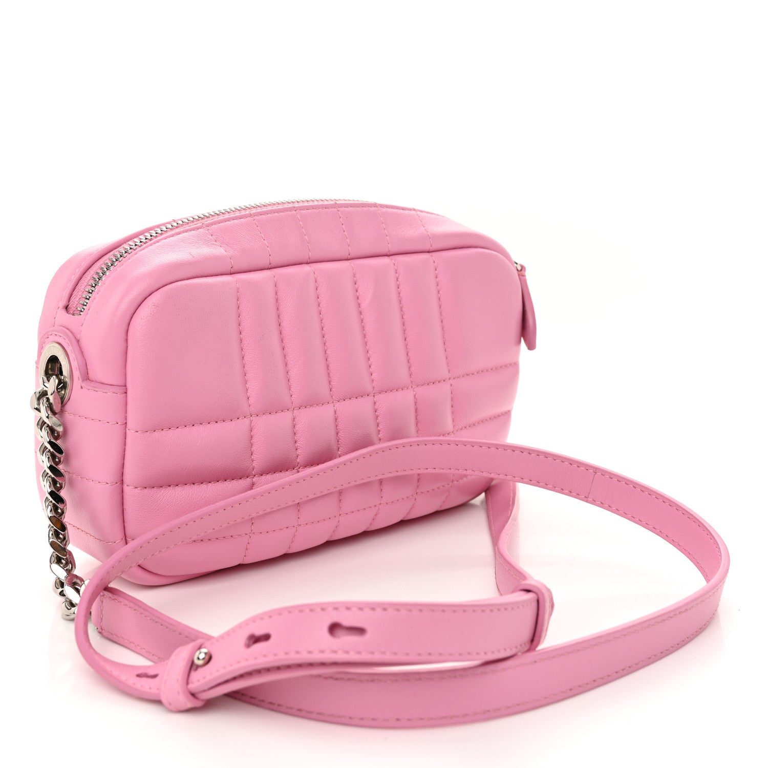 Calfskin Quilted Small Lola Camera Bag Primrose Pink
